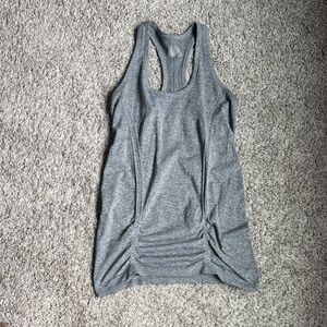 Athleta Heather Gray Racerback Tank Top